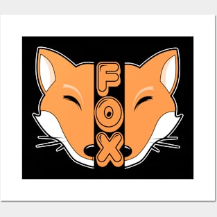 Fox Comic Animal Posters and Art